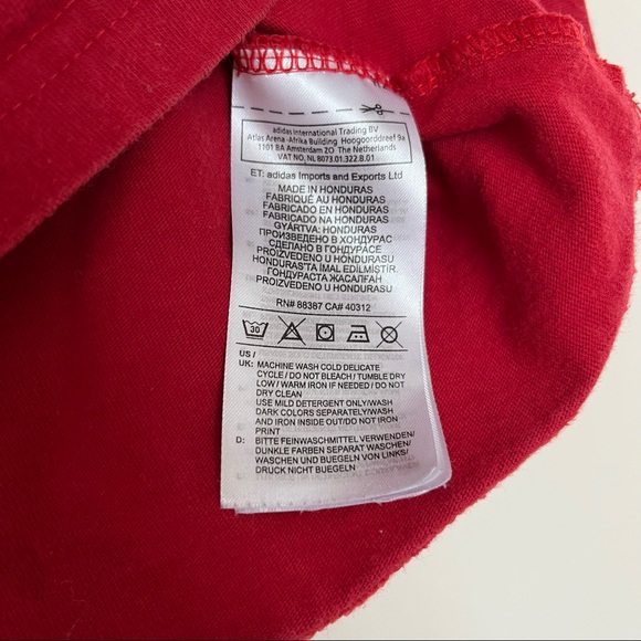 Mens Adidas Logo T-shirt - Picture 8 of 9